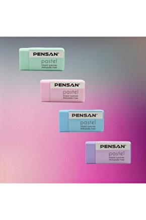 Orta Boy Silgi Pastel Renkler No:24 (ps24p) 4 Adet