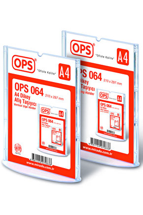 DP 064 A4 DİKEY AFİŞ TAŞIYICI T TİPİ SERGİLEME ÜRÜNÜ - 2 ADET