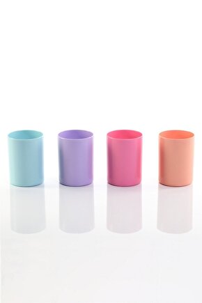Masa Üstü Organizer Kalemlik 4 Pastel Renk Mix Klm103 (12 Li Paket)