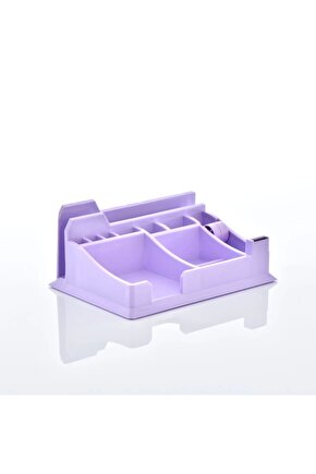 Klm 302 Masaüstü Organizer Kalemlik Pastel Mor