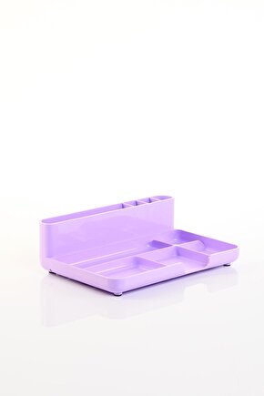 Klm 206 Masaüstü Organizer Kalemlik Pastel Mor
