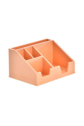 Klm208ptu Masaüstü Organizer Kalemlik Pastel Turuncu
