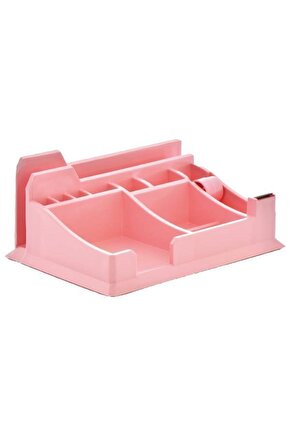 Masaüstü Organizer Kalemlik Pastel Pembe - Klm-302