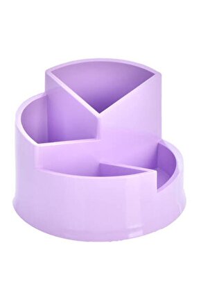Masa Seti Kalemlik-Organizer Pastel Mor KLM 210