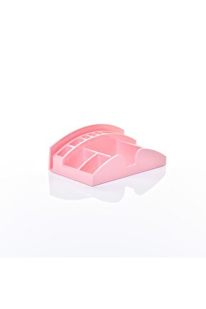 Klm 204 Masaüstü Organizer Kalemlik Pastel Pembe