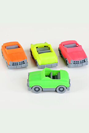 MINIQ CITY CAR CABRIO NEON 12 ADET OYUNCAK ARABA