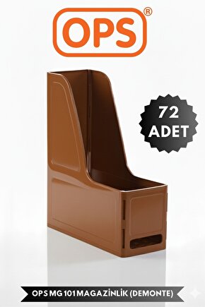 MG 101 A4 DEMONTE 72Lİ PLASTİK DİKEY MAGAZİNLİK KLASÖR ARŞİV KUTUSU ORGANİZER SAKLAMA DEPOLAMA