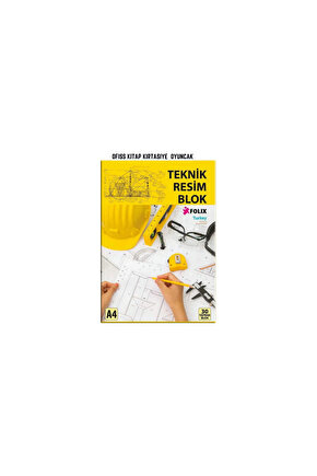 FOLİX TEKNİK RESİM DEFTERİ A4 30 YAPRAK