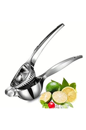 Paslanmaz Çelik Kaplama Limon Sıkacağı Narenciye sıkacağı(Büyük Boy)