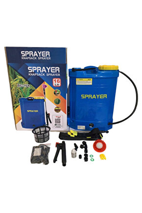Sprayer BC-16A Akülü Şarjlı İlaçlama Pompası 16 Lt. Basınç Ayarlı