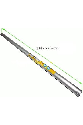 Motorlu Tırpan Şaft Borusu Sırt Tipi 26 mm 134 cm