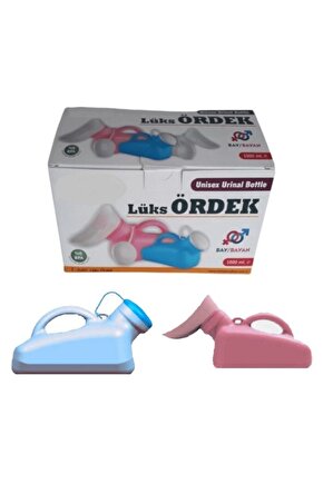 Lüks Ördek-idrar Yapma Kabı Mavi (1000 Ml) -kadın Ve Erkek Uyumlu