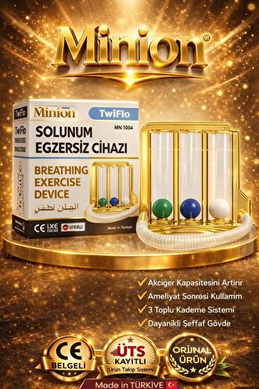 Triflo Solunum Egzersiz Cihazı 3 Top Solunum Egzersiz Aleti