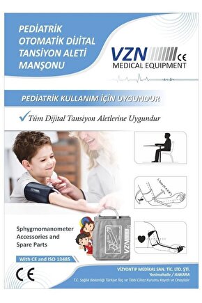 Çocuk Aleti Manşonu Manşet Kol Bezi Manşonu - Çocuk Manşon
