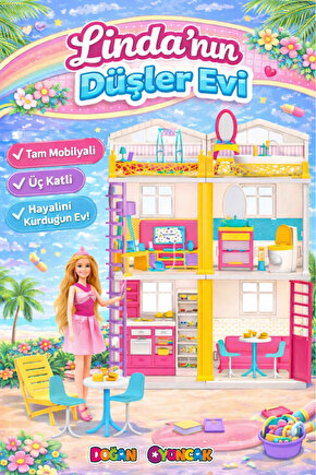 Lindanın Düşler Evi - Ev Oyuncak - Lindanın Düşler Ev Seti - Ev Seti