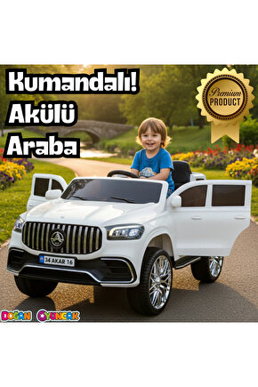 Miracle GT Beyaz Uzaktan Kumandalı 4X2 12 Volt Akülü Araba - RC Mercedes Akülü Araba