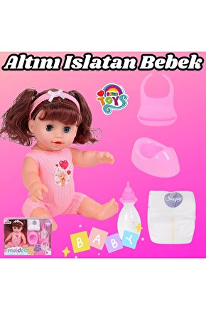 Maide Altını Islatan Et Bebek - Oyuncak Altını Islatan Bebek - Su İçen Bebek - Altına İşeyen Bebek -
