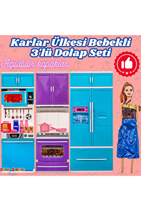 Karlar Ülkesi Mutfak Seti Kampanyalı