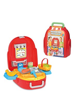 Candy & Ken Mutfak Set Sırt Çantası - Mutfak Setleri - Ev Oyuncak Setleri - Mutfak Gereçleri - Candy