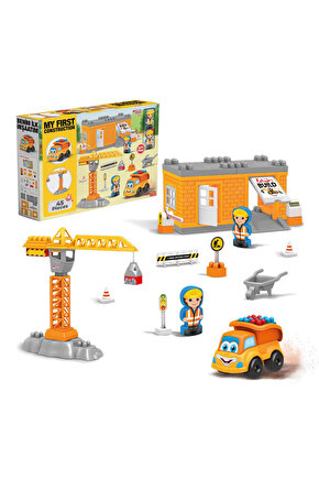 Unisex  Çocuk   Benim  İlk   İnşaatım Eğitici Blok Oyun Seti 43 Parça  03160