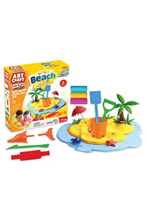 Plaj Oyun Hamuru Seti (150 Gr.) - Oyun Hamuru Seti - Hamur Setleri - Hamur Kalıpları