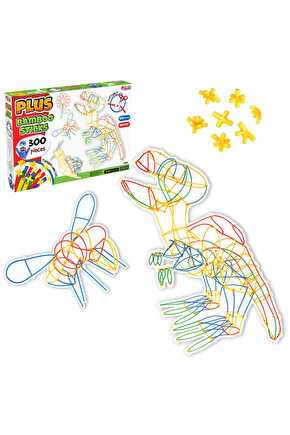 Plus Bambu Çubuklar (300 Parça) - Oyuncak Oyuncaklar - Oyuncakları - Puzzle Oyuncak - Blok Oyuncak