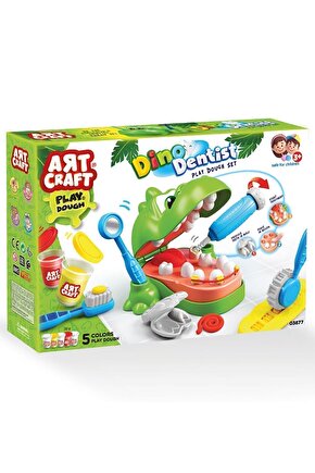 Dede Dinozor Dişçi Oyun Hamuru Seti 03677