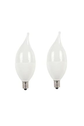 2 Adet Çok Kaliteli E14 Duy 5 Watt, 4200 Kelvin Beyaz Işık Led Ampul, Avize Şamdan Ampulü Mum Ampul