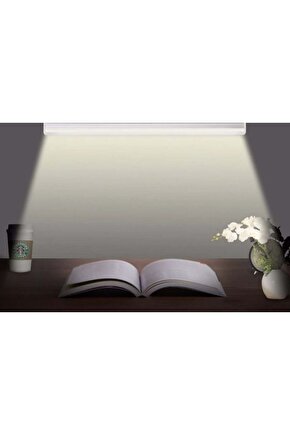 1 Adet 60 Cm, 9 Watt BEYAZ IŞIK Ledli Eklenebilir T5 Bant Armatür, T5 Armatür, Tavan, Duvar Armatürü