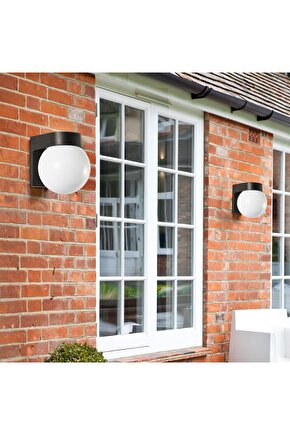 2 Adet 12 Watt Modern Tasarım İç ve Dış Mekan, Bahçe, Balkon Banyo Apliği Günışığı 3000K Led Armatür
