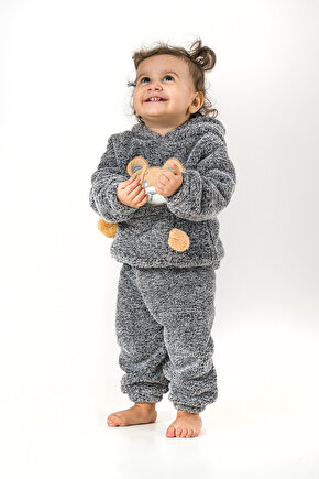 Welsoft Peluş Unisex Kız Erkek Bebek Takımları Çocuk Giyim Bebek Giyim