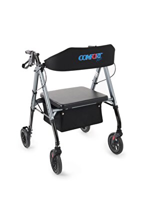 Dm-9200 150 kg Taşıma Kapasiteli Alüminyum Obez XXL Rolatör Yürüteç