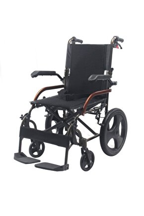Comfort Plus GK863LABJ-12 Jet Black Transfer Alüminyum Tekerlekli Sandalye