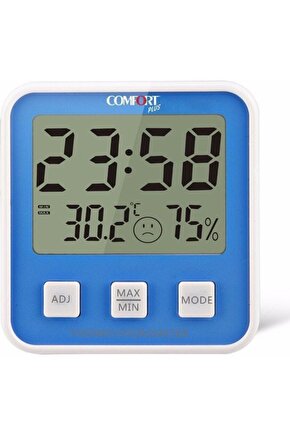 Comfort Plus DM-658 Mavi Isı Nem Ölçer