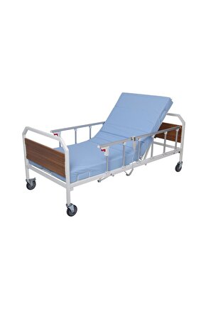 AZKA DD01 Dual Motorlu Alüminyum Korkuluklu Demonte Hasta Karyolası