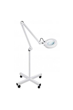 Ayaklı Tekerlekli Loop Led Işıklı Büyüteç Işıklı Lup E-292B