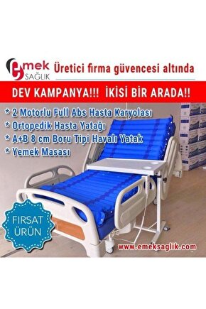 Full Abs Kumandalı Elektrikli Hasta Yatağı Emek Hasta Yatakları