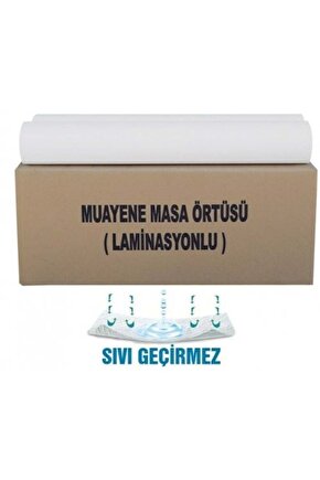 Muayene Masa Örtüsü Laminasyonlu 100 metre-En:51 cm Lamineli 1 Adet Rulo