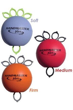 Handmaster Plus Egzersiz Topu El Rehabilitasyon Topu Turuncu Sert