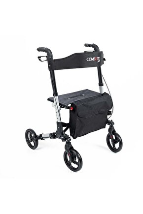 Comfort Plus DM-9102 Gri Lüx Alüminyum Rolatör