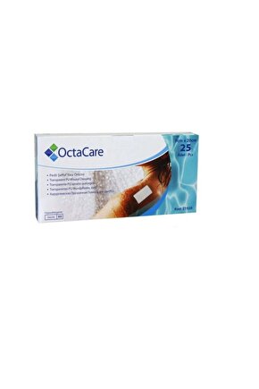 Şeffaf Pedli Su Geçirmez Yara Örtüsü 9cm X 20cm 25 Adet Tekli Steril Paket