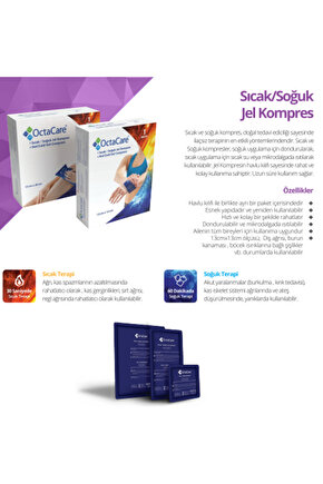 OctaCare SıcakSoğuk Jel Kompres Termojel 13 cm x 21 cm