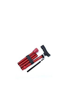 Katlanır Baston Kırmızı  Red