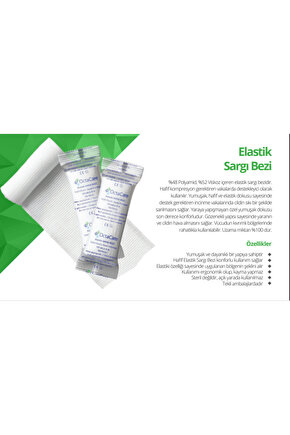 Elastik Sargı Bezi 8 cm x 4 m 50 Adet