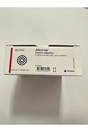 Kolostomi Adaptörü Konveks 50mm . 15-33mm 5 Adet 17737 (sadece Adaptör)