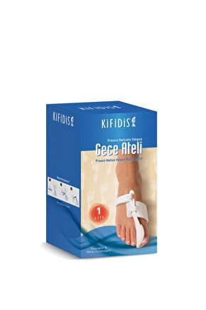 Halluks Valgus Gece Ateli - Ayak Başparmak Kemik Düzeltici Koruyucu (Medium) (f-20)