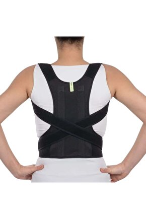 Neopren Çelik Balenli Postureks Korse Standart Beden Cırt Ayarlı