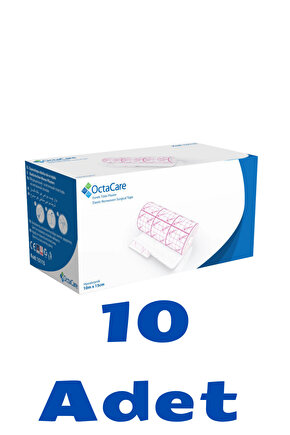 Kateter Kanül Sabitlemesi İçin Octamed Esnek Tıbbi Plaster Fix 10 m x 15 cm 10 Adet