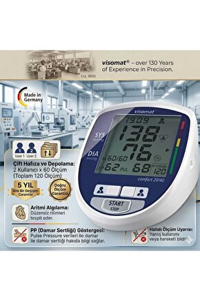 Visomat Comfort 2040 Üst Koldan Tansiyon Aleti
