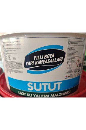 SUTUT ,SU BAZLI KULLANIMA HAZIR ELASTİK HER TÜR ZEMİNE KOLAYCA UYGULANABİLEN BEYAZ 3KG